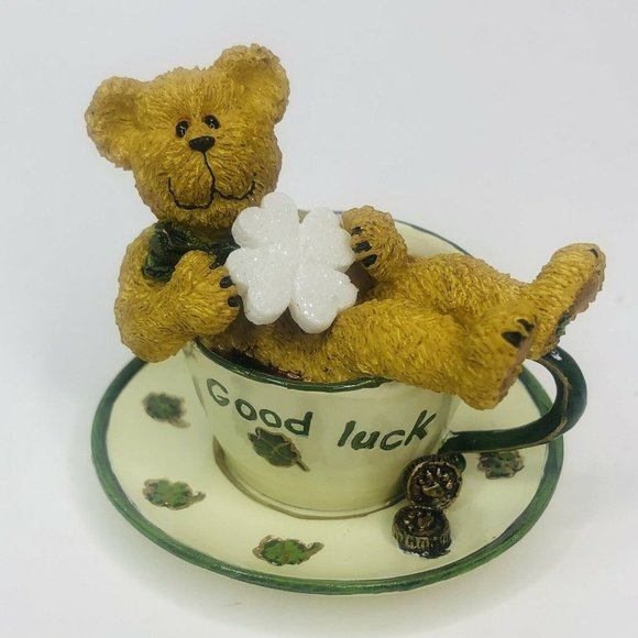 Boyds Bear Teabearies Lucky Teabearie Good Luck